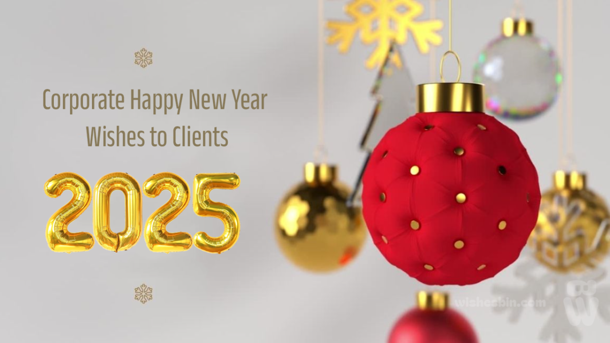 Corporate Happy New Year Wishes to Clients 2025